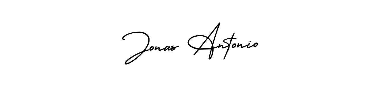 Jonas Antonio stylish signature style. Best Handwritten Sign (AmerikaSignatureDemo-Regular) for my name. Handwritten Signature Collection Ideas for my name Jonas Antonio. Jonas Antonio signature style 3 images and pictures png