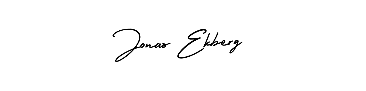 Make a beautiful signature design for name Jonas Ekberg. With this signature (AmerikaSignatureDemo-Regular) style, you can create a handwritten signature for free. Jonas Ekberg signature style 3 images and pictures png