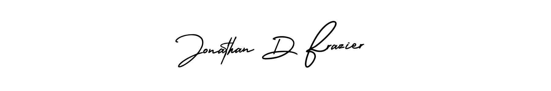 How to make Jonathan D Frazier name signature. Use AmerikaSignatureDemo-Regular style for creating short signs online. This is the latest handwritten sign. Jonathan D Frazier signature style 3 images and pictures png