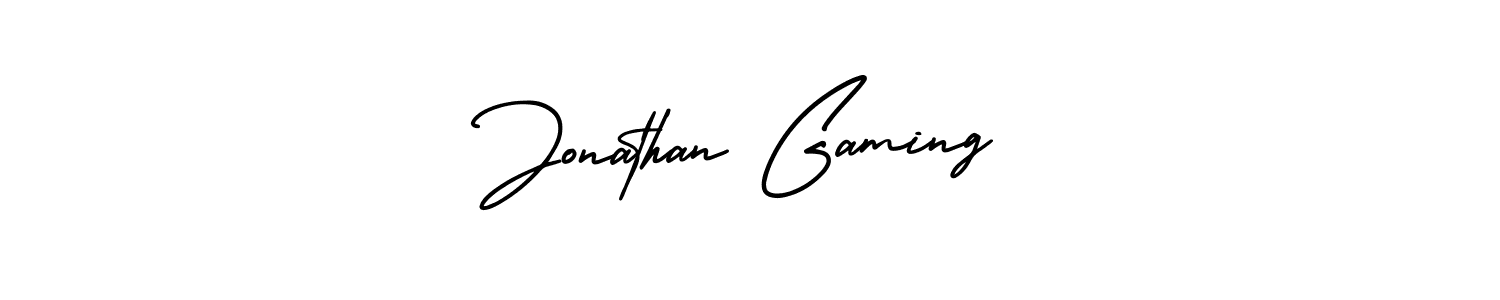 How to Draw Jonathan Gaming signature style? AmerikaSignatureDemo-Regular is a latest design signature styles for name Jonathan Gaming. Jonathan Gaming signature style 3 images and pictures png