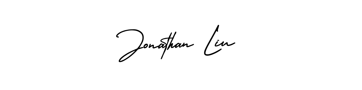 Design your own signature with our free online signature maker. With this signature software, you can create a handwritten (AmerikaSignatureDemo-Regular) signature for name Jonathan Liu. Jonathan Liu signature style 3 images and pictures png