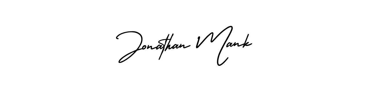 Jonathan Mank stylish signature style. Best Handwritten Sign (AmerikaSignatureDemo-Regular) for my name. Handwritten Signature Collection Ideas for my name Jonathan Mank. Jonathan Mank signature style 3 images and pictures png