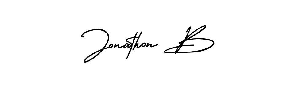 How to Draw Jonathon B signature style? AmerikaSignatureDemo-Regular is a latest design signature styles for name Jonathon B. Jonathon B signature style 3 images and pictures png
