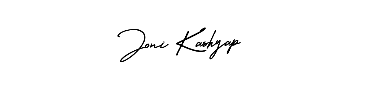 Design your own signature with our free online signature maker. With this signature software, you can create a handwritten (AmerikaSignatureDemo-Regular) signature for name Joni Kashyap. Joni Kashyap signature style 3 images and pictures png