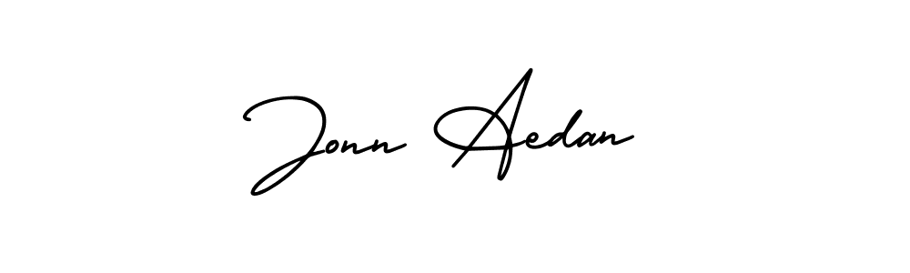 Create a beautiful signature design for name Jonn Aedan. With this signature (AmerikaSignatureDemo-Regular) fonts, you can make a handwritten signature for free. Jonn Aedan signature style 3 images and pictures png