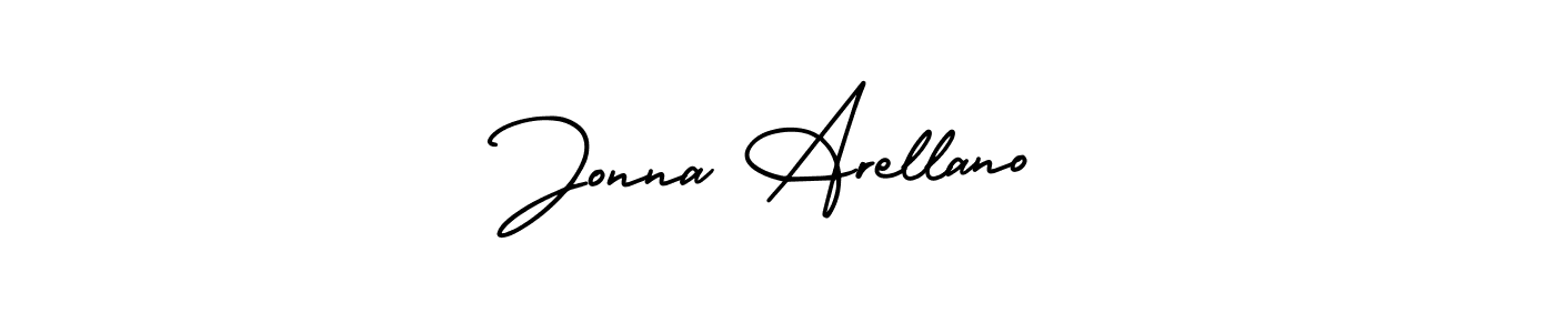 Create a beautiful signature design for name Jonna Arellano. With this signature (AmerikaSignatureDemo-Regular) fonts, you can make a handwritten signature for free. Jonna Arellano signature style 3 images and pictures png