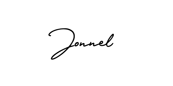 Make a beautiful signature design for name Jonnel. With this signature (AmerikaSignatureDemo-Regular) style, you can create a handwritten signature for free. Jonnel signature style 3 images and pictures png