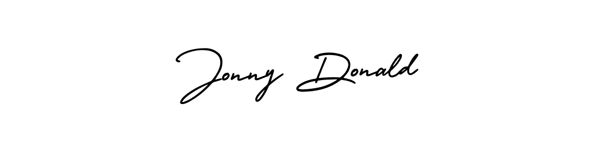 Best and Professional Signature Style for Jonny Donald. AmerikaSignatureDemo-Regular Best Signature Style Collection. Jonny Donald signature style 3 images and pictures png