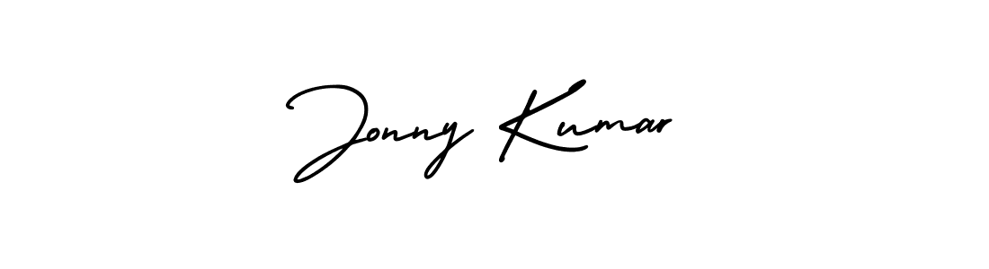 Make a beautiful signature design for name Jonny Kumar. With this signature (AmerikaSignatureDemo-Regular) style, you can create a handwritten signature for free. Jonny Kumar signature style 3 images and pictures png