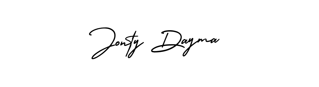 It looks lik you need a new signature style for name Jonty Dayma. Design unique handwritten (AmerikaSignatureDemo-Regular) signature with our free signature maker in just a few clicks. Jonty Dayma signature style 3 images and pictures png