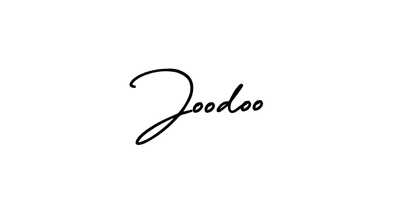 Use a signature maker to create a handwritten signature online. With this signature software, you can design (AmerikaSignatureDemo-Regular) your own signature for name Joodoo. Joodoo signature style 3 images and pictures png