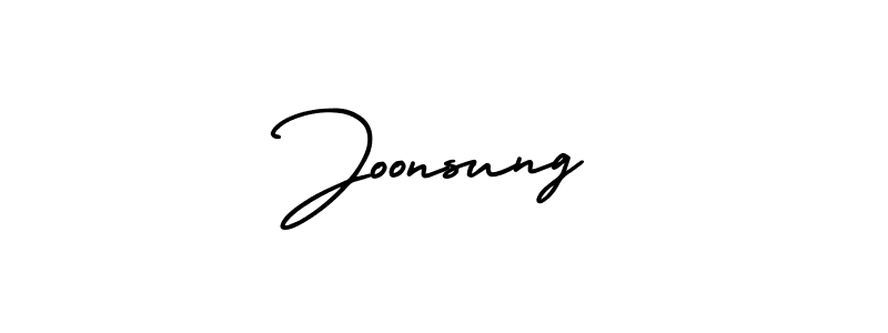 Make a beautiful signature design for name Joonsung. Use this online signature maker to create a handwritten signature for free. Joonsung signature style 3 images and pictures png