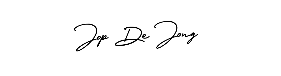 It looks lik you need a new signature style for name Jop De Jong. Design unique handwritten (AmerikaSignatureDemo-Regular) signature with our free signature maker in just a few clicks. Jop De Jong signature style 3 images and pictures png