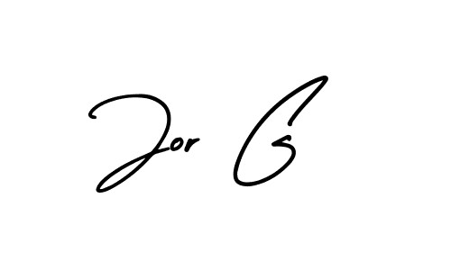 Best and Professional Signature Style for Jor G. AmerikaSignatureDemo-Regular Best Signature Style Collection. Jor G signature style 3 images and pictures png