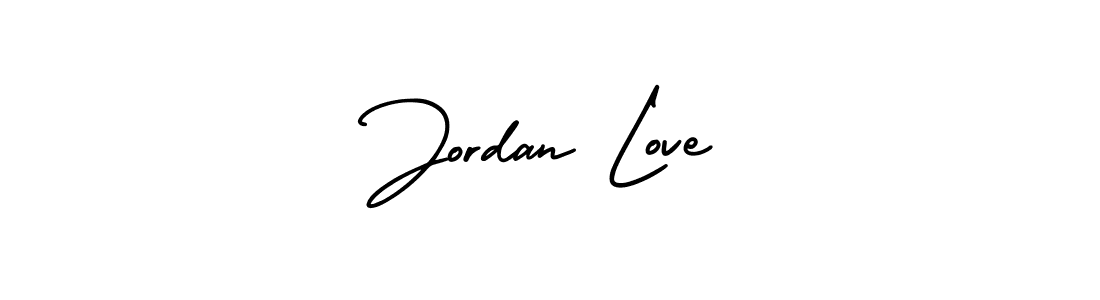 It looks lik you need a new signature style for name Jordan Love. Design unique handwritten (AmerikaSignatureDemo-Regular) signature with our free signature maker in just a few clicks. Jordan Love signature style 3 images and pictures png
