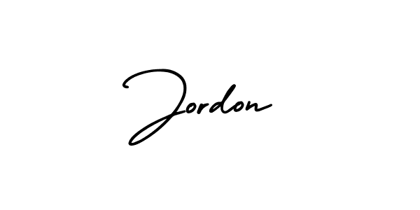 Jordon stylish signature style. Best Handwritten Sign (AmerikaSignatureDemo-Regular) for my name. Handwritten Signature Collection Ideas for my name Jordon. Jordon signature style 3 images and pictures png