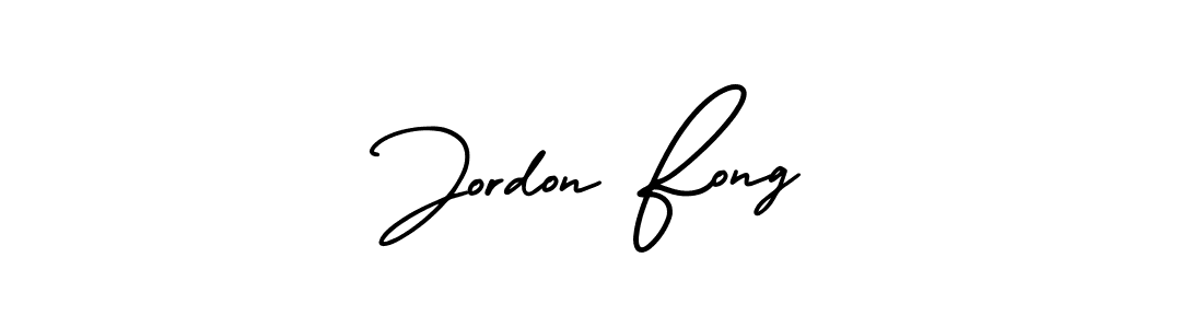 It looks lik you need a new signature style for name Jordon Fong. Design unique handwritten (AmerikaSignatureDemo-Regular) signature with our free signature maker in just a few clicks. Jordon Fong signature style 3 images and pictures png