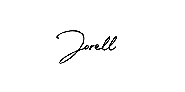 Make a beautiful signature design for name Jorell. With this signature (AmerikaSignatureDemo-Regular) style, you can create a handwritten signature for free. Jorell signature style 3 images and pictures png