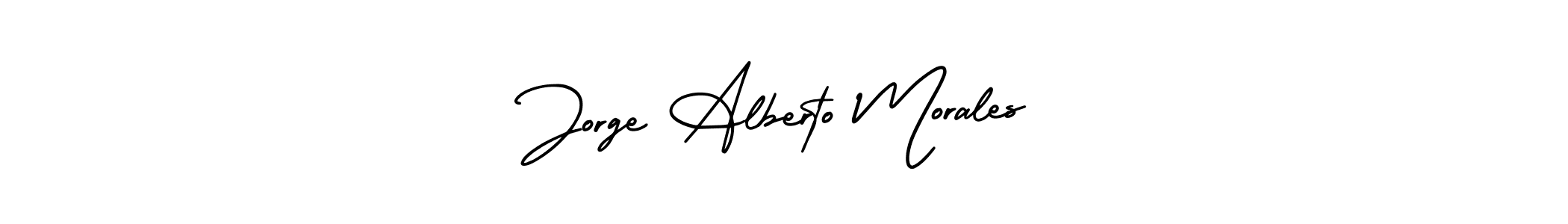 Make a beautiful signature design for name Jorge Alberto Morales. Use this online signature maker to create a handwritten signature for free. Jorge Alberto Morales signature style 3 images and pictures png