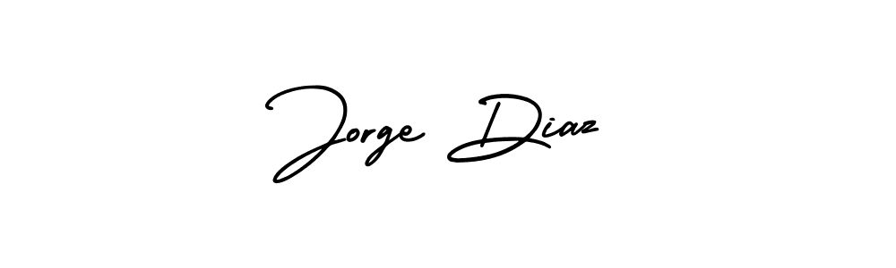 Use a signature maker to create a handwritten signature online. With this signature software, you can design (AmerikaSignatureDemo-Regular) your own signature for name Jorge Diaz. Jorge Diaz signature style 3 images and pictures png