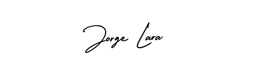 It looks lik you need a new signature style for name Jorge Lara. Design unique handwritten (AmerikaSignatureDemo-Regular) signature with our free signature maker in just a few clicks. Jorge Lara signature style 3 images and pictures png