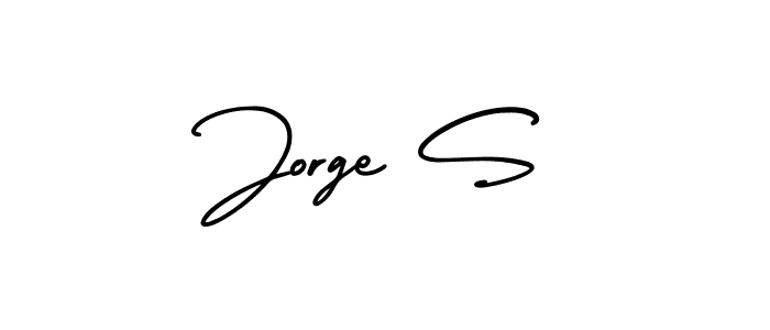 Also we have Jorge S name is the best signature style. Create professional handwritten signature collection using AmerikaSignatureDemo-Regular autograph style. Jorge S signature style 3 images and pictures png