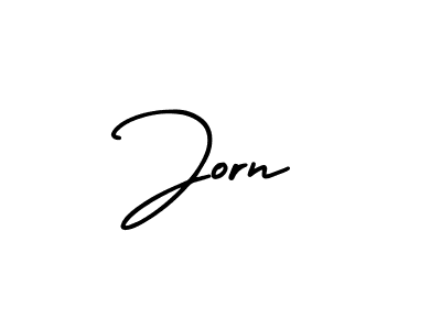 The best way (AmerikaSignatureDemo-Regular) to make a short signature is to pick only two or three words in your name. The name Jorn include a total of six letters. For converting this name. Jorn signature style 3 images and pictures png