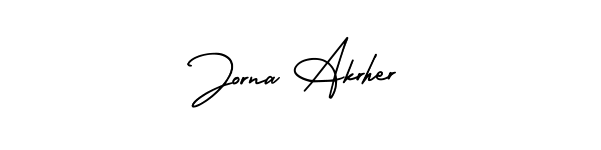 Here are the top 10 professional signature styles for the name Jorna Akrher. These are the best autograph styles you can use for your name. Jorna Akrher signature style 3 images and pictures png