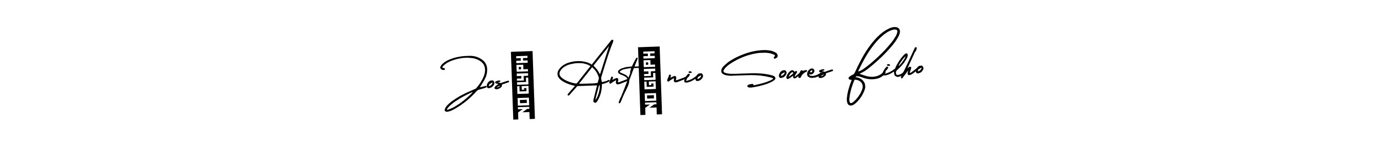 Use a signature maker to create a handwritten signature online. With this signature software, you can design (AmerikaSignatureDemo-Regular) your own signature for name José Antônio Soares Filho. José Antônio Soares Filho signature style 3 images and pictures png
