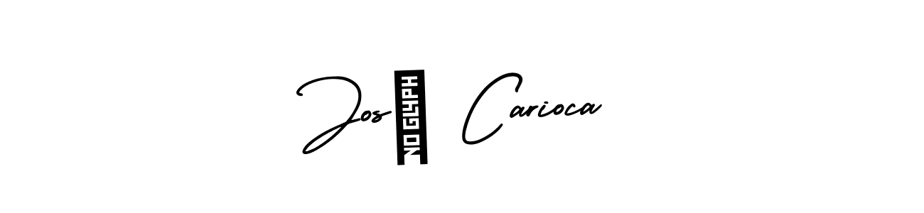 Create a beautiful signature design for name José Carioca. With this signature (AmerikaSignatureDemo-Regular) fonts, you can make a handwritten signature for free. José Carioca signature style 3 images and pictures png