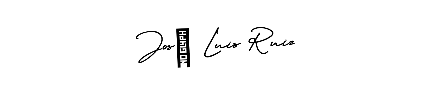 Create a beautiful signature design for name José Luis Ruiz. With this signature (AmerikaSignatureDemo-Regular) fonts, you can make a handwritten signature for free. José Luis Ruiz signature style 3 images and pictures png