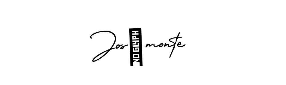 if you are searching for the best signature style for your name Josémonte. so please give up your signature search. here we have designed multiple signature styles  using AmerikaSignatureDemo-Regular. Josémonte signature style 3 images and pictures png