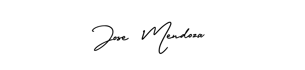 How to Draw Jose  Mendoza signature style? AmerikaSignatureDemo-Regular is a latest design signature styles for name Jose  Mendoza. Jose  Mendoza signature style 3 images and pictures png