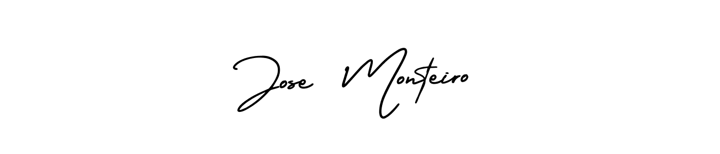 How to make Jose  Monteiro name signature. Use AmerikaSignatureDemo-Regular style for creating short signs online. This is the latest handwritten sign. Jose  Monteiro signature style 3 images and pictures png