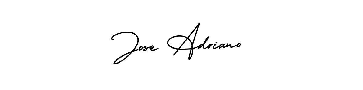 Also You can easily find your signature by using the search form. We will create Jose Adriano name handwritten signature images for you free of cost using AmerikaSignatureDemo-Regular sign style. Jose Adriano signature style 3 images and pictures png