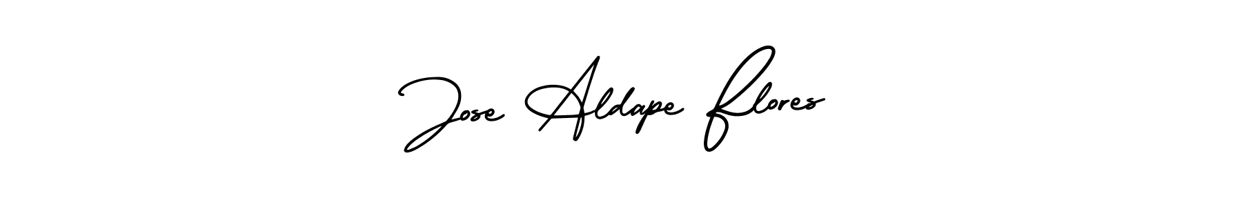 How to Draw Jose Aldape Flores signature style? AmerikaSignatureDemo-Regular is a latest design signature styles for name Jose Aldape Flores. Jose Aldape Flores signature style 3 images and pictures png