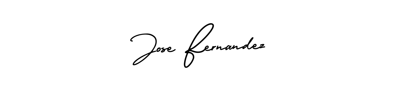You should practise on your own different ways (AmerikaSignatureDemo-Regular) to write your name (Jose Fernandez) in signature. don't let someone else do it for you. Jose Fernandez signature style 3 images and pictures png