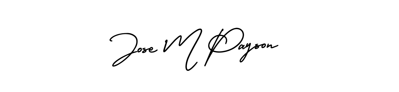 How to Draw Jose M Payson signature style? AmerikaSignatureDemo-Regular is a latest design signature styles for name Jose M Payson. Jose M Payson signature style 3 images and pictures png