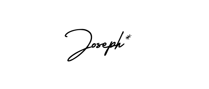 Create a beautiful signature design for name Joseph*. With this signature (AmerikaSignatureDemo-Regular) fonts, you can make a handwritten signature for free. Joseph* signature style 3 images and pictures png