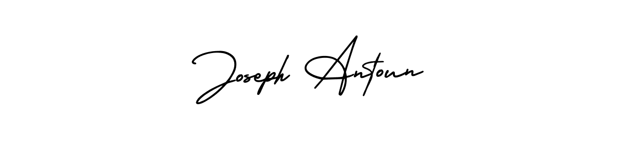 How to make Joseph Antoun signature? AmerikaSignatureDemo-Regular is a professional autograph style. Create handwritten signature for Joseph Antoun name. Joseph Antoun signature style 3 images and pictures png