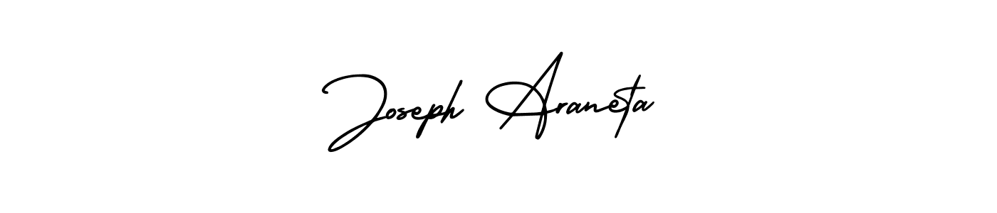 Use a signature maker to create a handwritten signature online. With this signature software, you can design (AmerikaSignatureDemo-Regular) your own signature for name Joseph Araneta. Joseph Araneta signature style 3 images and pictures png