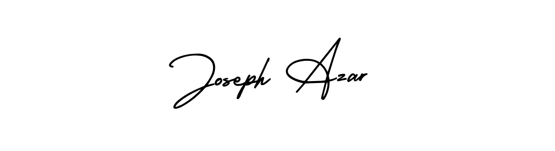 How to make Joseph Azar name signature. Use AmerikaSignatureDemo-Regular style for creating short signs online. This is the latest handwritten sign. Joseph Azar signature style 3 images and pictures png