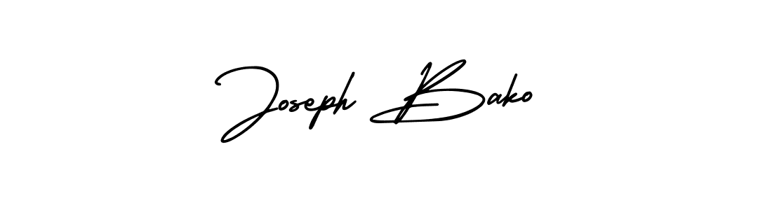 How to make Joseph Bako signature? AmerikaSignatureDemo-Regular is a professional autograph style. Create handwritten signature for Joseph Bako name. Joseph Bako signature style 3 images and pictures png