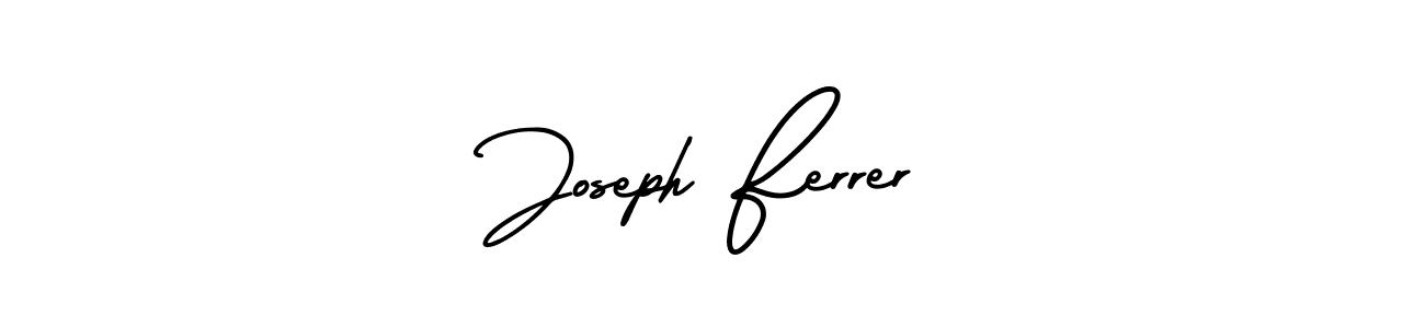 Similarly AmerikaSignatureDemo-Regular is the best handwritten signature design. Signature creator online .You can use it as an online autograph creator for name Joseph Ferrer. Joseph Ferrer signature style 3 images and pictures png