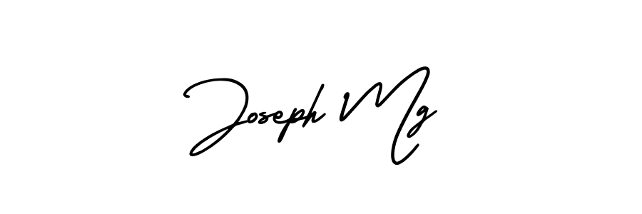 Design your own signature with our free online signature maker. With this signature software, you can create a handwritten (AmerikaSignatureDemo-Regular) signature for name Joseph Mg. Joseph Mg signature style 3 images and pictures png