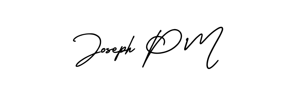 How to Draw Joseph P M signature style? AmerikaSignatureDemo-Regular is a latest design signature styles for name Joseph P M. Joseph P M signature style 3 images and pictures png