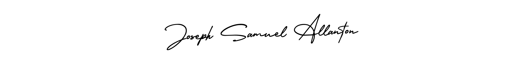 Make a beautiful signature design for name Joseph Samuel Allanton. With this signature (AmerikaSignatureDemo-Regular) style, you can create a handwritten signature for free. Joseph Samuel Allanton signature style 3 images and pictures png