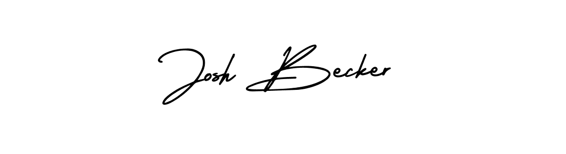 Make a beautiful signature design for name Josh Becker. With this signature (AmerikaSignatureDemo-Regular) style, you can create a handwritten signature for free. Josh Becker signature style 3 images and pictures png