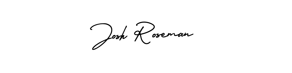 if you are searching for the best signature style for your name Josh Roseman. so please give up your signature search. here we have designed multiple signature styles  using AmerikaSignatureDemo-Regular. Josh Roseman signature style 3 images and pictures png