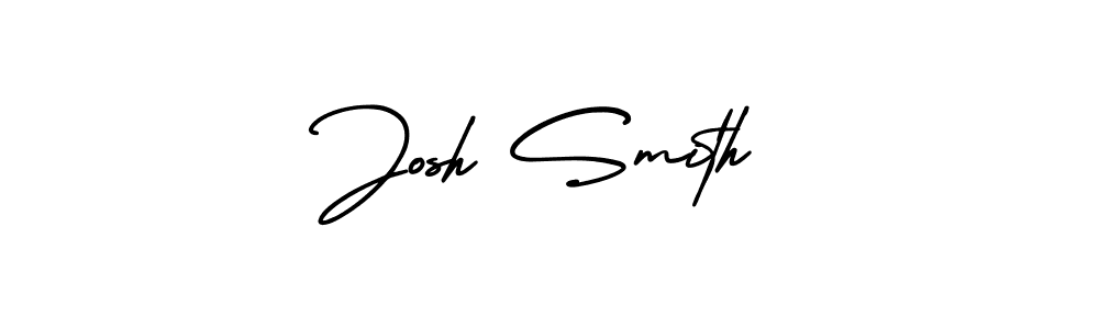 Use a signature maker to create a handwritten signature online. With this signature software, you can design (AmerikaSignatureDemo-Regular) your own signature for name Josh Smith. Josh Smith signature style 3 images and pictures png